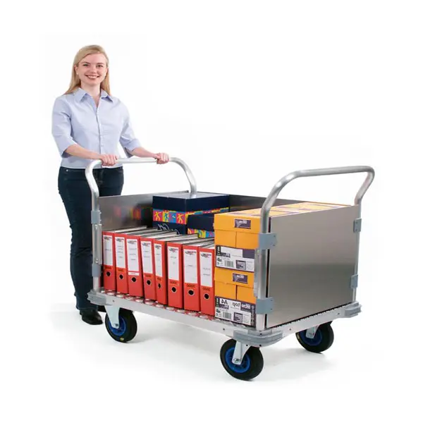 Carrello A Pianale In Alluminio